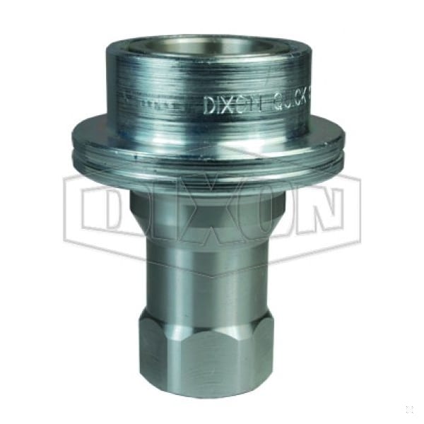 Dixon DQC HS Interchange Steam Female Coupler, 3/8-18 Nominal, Female NPTF, 303 Stainless Steel 3HSF3-S - main